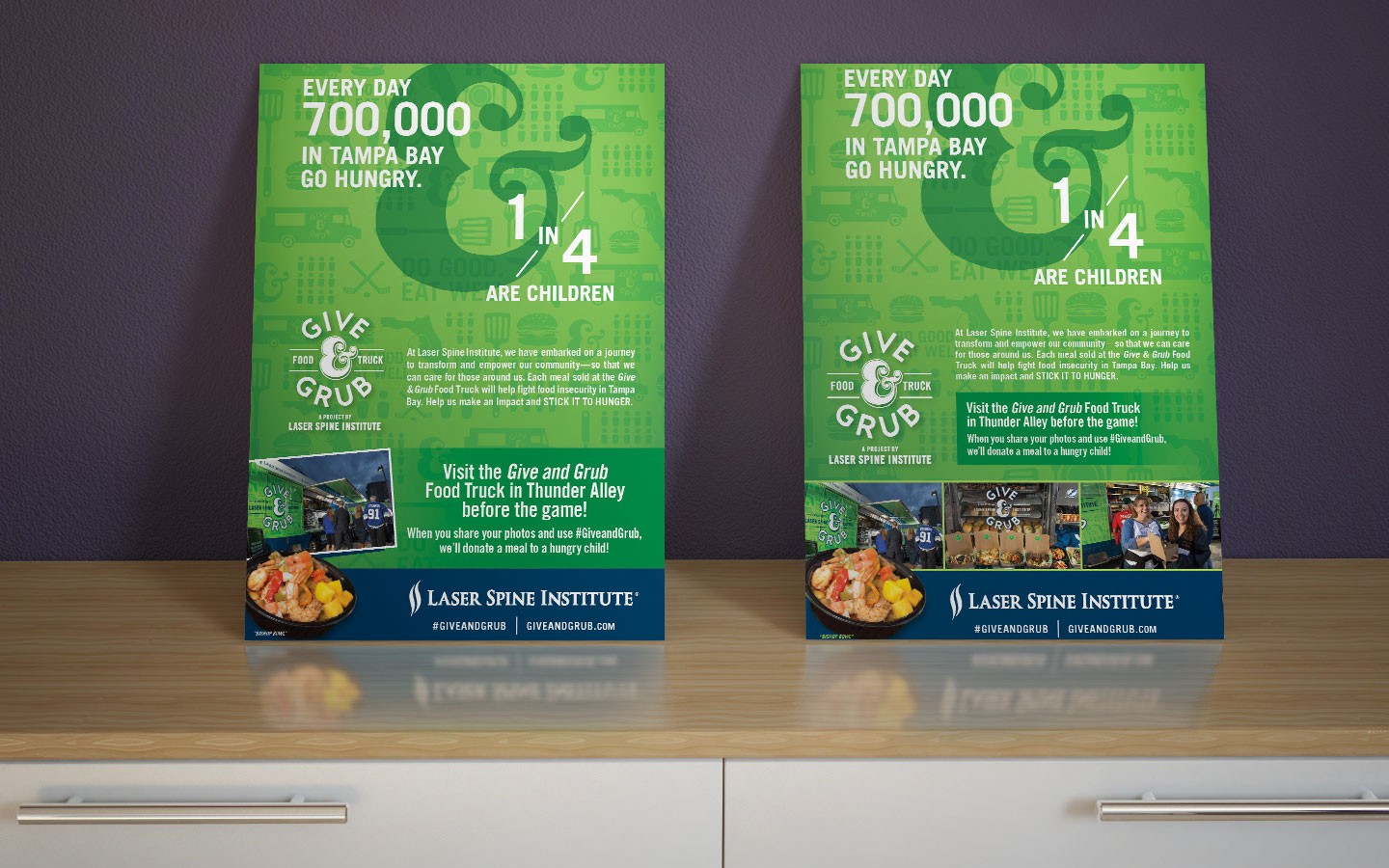 Laser Spine Institute | Give & Grub