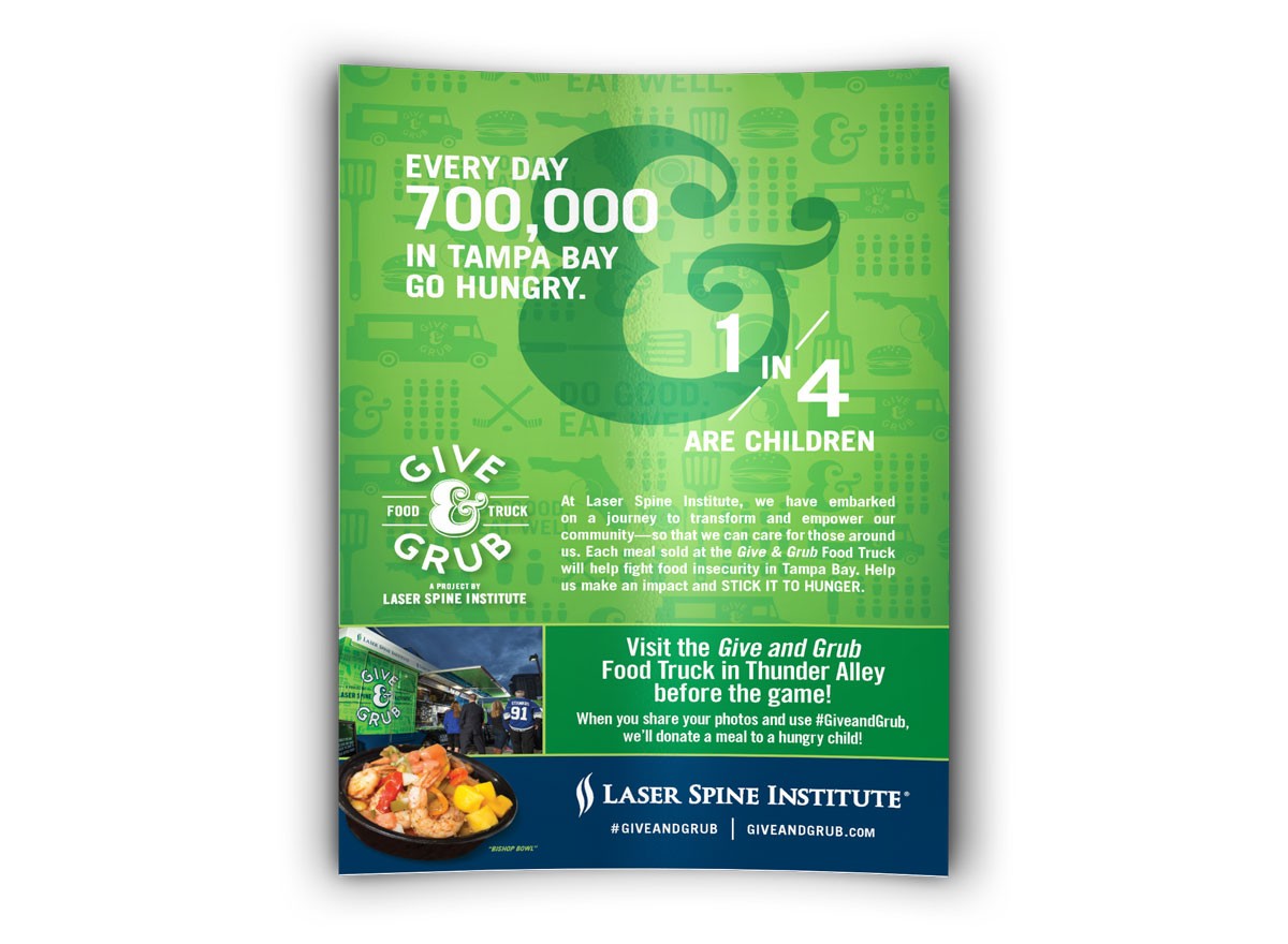 Laser Spine Institute | Give & Grub