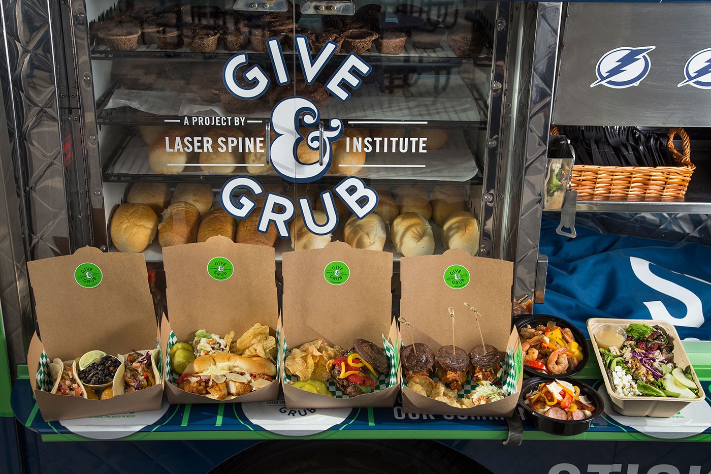 Laser Spine Institute | Give & Grub